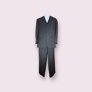 Alfani Exclusive For Macy's Men's Gray 2 Piece Suit 44 R  Pants 32 X 33